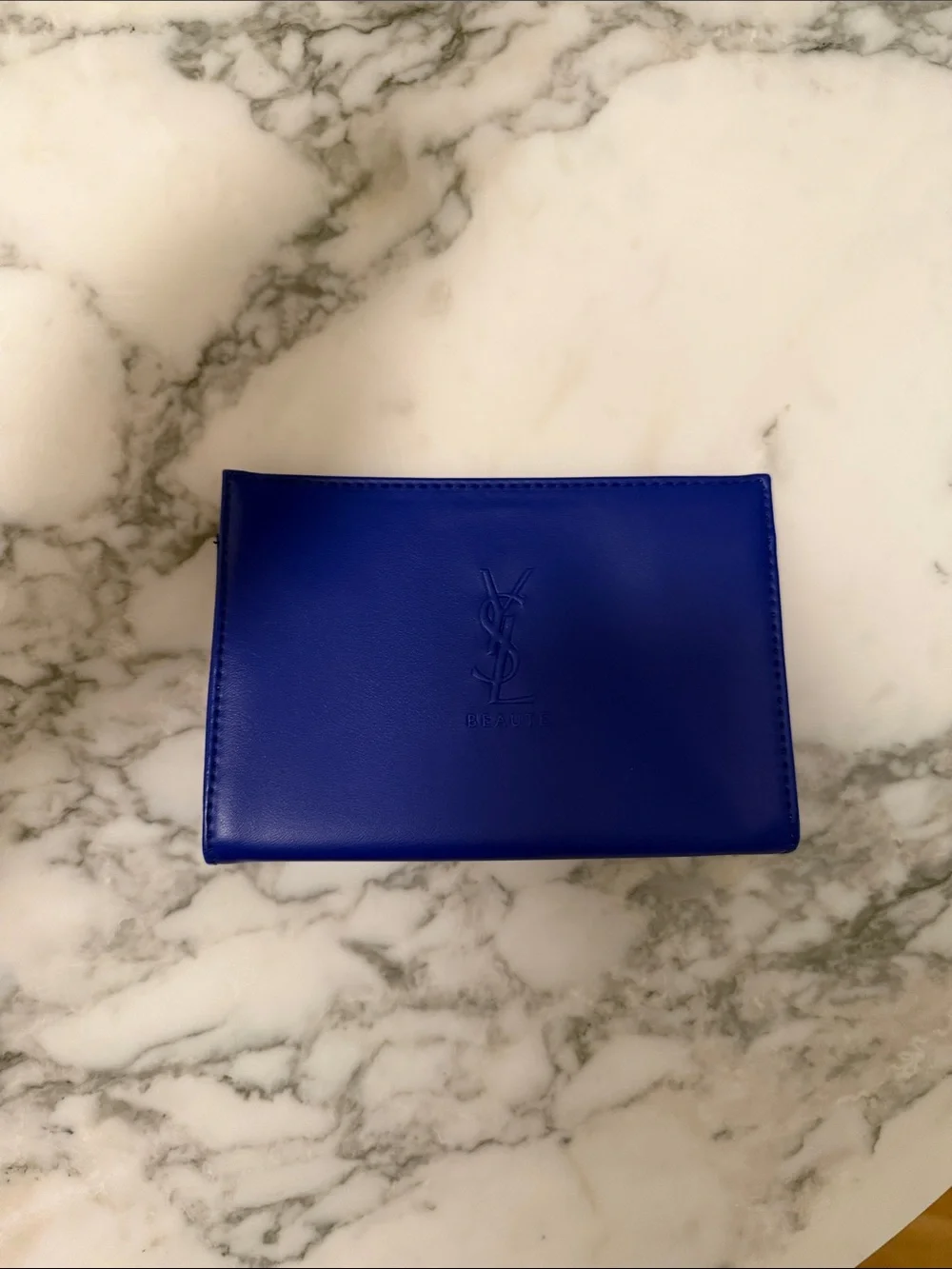 Yves Saint Laurent Cobalt Blue Pouch